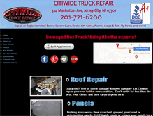 Tablet Screenshot of citiwidetruckrepair.com